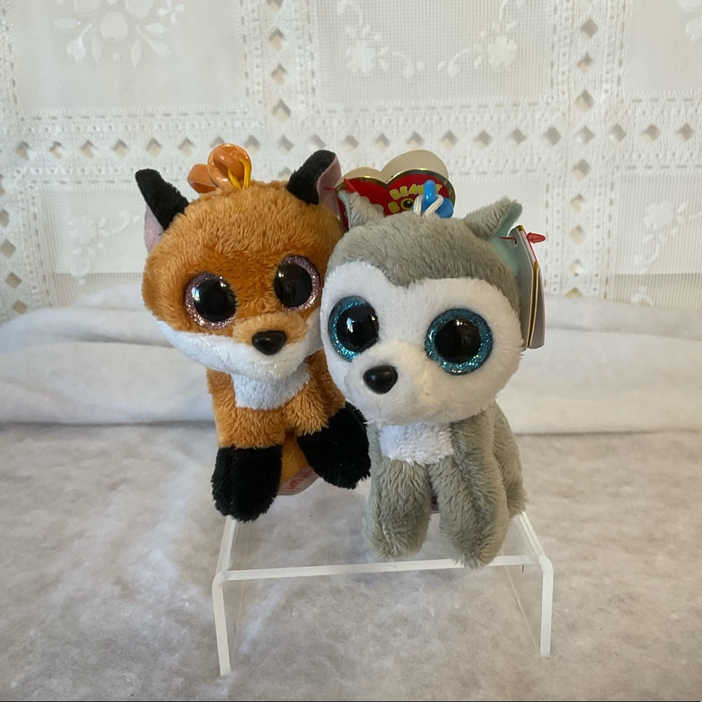 Beanie Boos Keychain Clips Slush & Slick